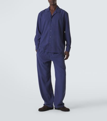 Pantaloni regular in seta - Saman Amel - Modalova