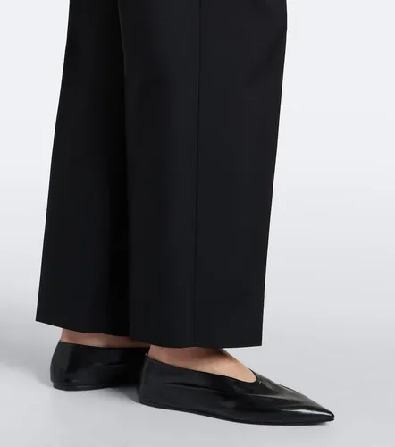 Pleated wool and mohair straight pants - Jil Sander - Modalova