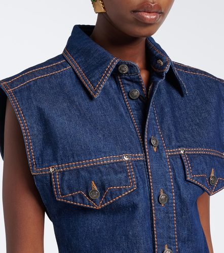Versace Denim minidress - Versace - Modalova