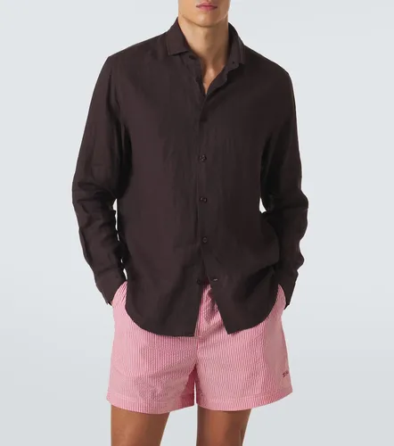 Antonio linen shirt - Frescobol Carioca - Modalova