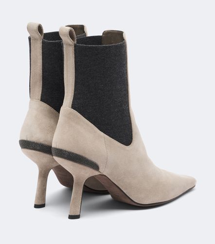 Chelsea boots in suede - Brunello Cucinelli - Modalova