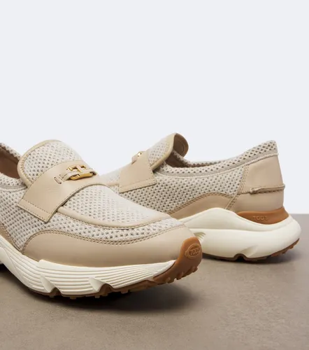 Slip-on-Schuhe aus Mesh mit Leder - Tod's - Modalova