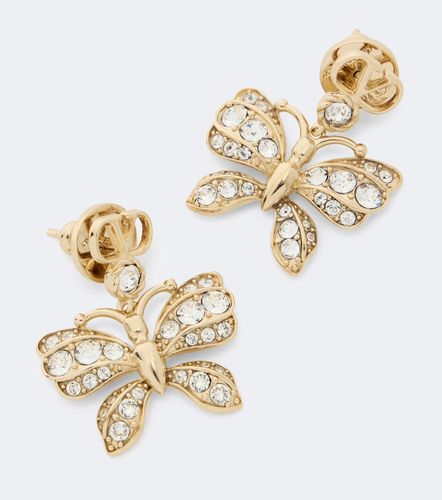 Orecchini Flutterby in VGold con cristalli - Valentino Garavani - Modalova