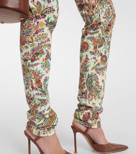 Etro Paisley mid-rise slim jeans - Etro - Modalova