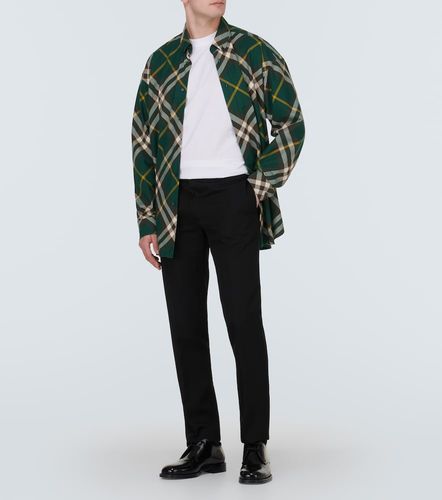 Camiseta de jersey de algodón estampada - Burberry - Modalova