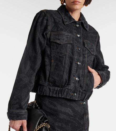 Ganni Chaqueta de denim estampada - Ganni - Modalova