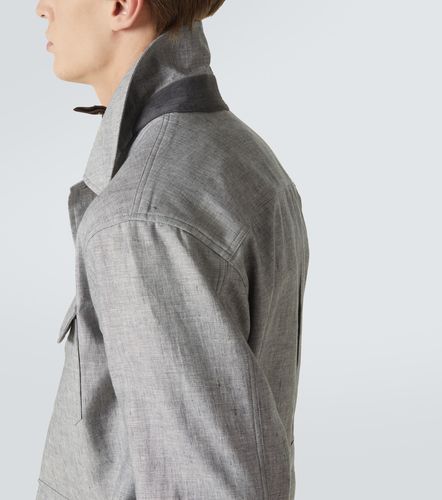 Dunhill Linen field jacket - Dunhill - Modalova