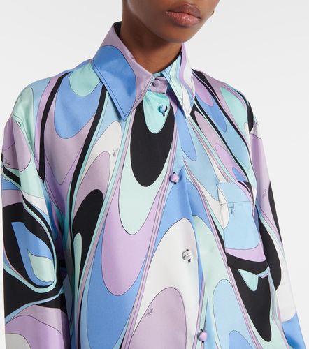 Camisa de pijama de sarga de seda - Pucci - Modalova