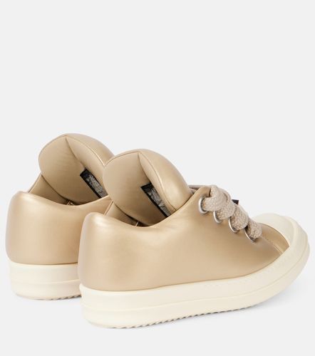 Jumbolace metallic leather sneakers - Rick Owens - Modalova