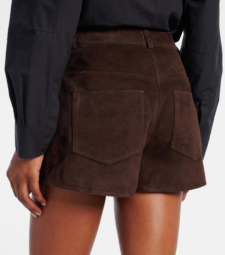 Nour Hammour Leontine suede shorts - Nour Hammour - Modalova