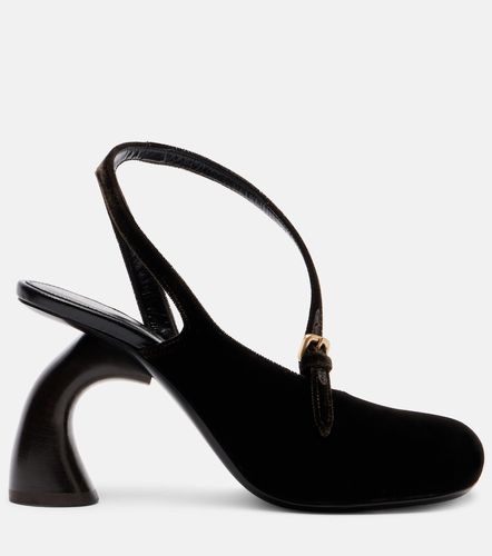 Slingback-Pumps 95 aus Samt - Dries Van Noten - Modalova