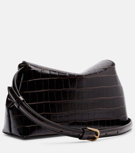 T-Lock croc-effect leather clutch - Toteme - Modalova