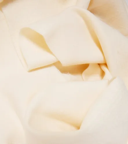 Monogram wool and alpaca-blend scarf - Toteme - Modalova