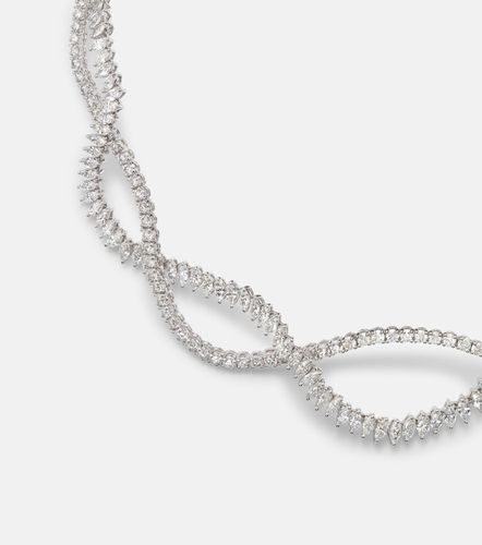 Collar Y-Couture de oro blanco de 18 ct con diamantes - Yeprem - Modalova