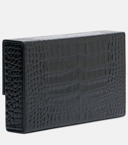 Clutch T Latch de piel grabada - Tom Ford - Modalova