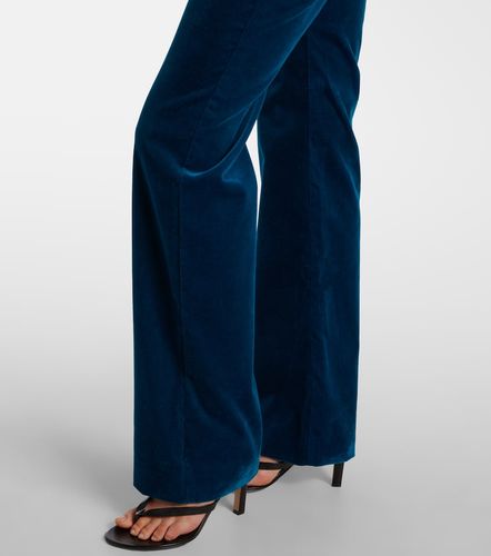 Pantaloni flared in velluto di misto cotone - Rabanne - Modalova