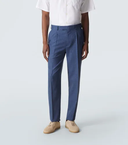 Zegna Linen slim pants - Zegna - Modalova