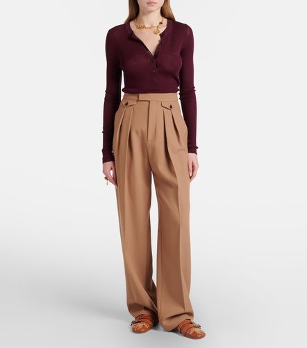 Chloe Wool Henley shirt - Chloe - Modalova