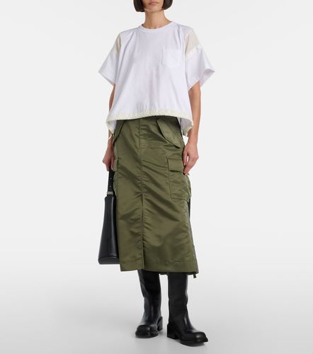 Sacai Top de algodón - Sacai - Modalova
