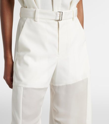 Sacai Belted barrel-leg pants - Sacai - Modalova