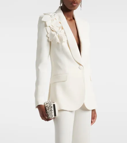 Floral-applique cady blazer - Elie Saab - Modalova