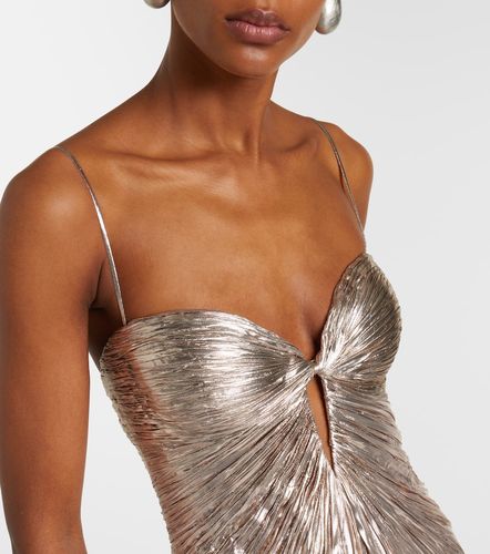 Mirren silk-blend chiffon bustier gown - Maria Lucia Hohan - Modalova