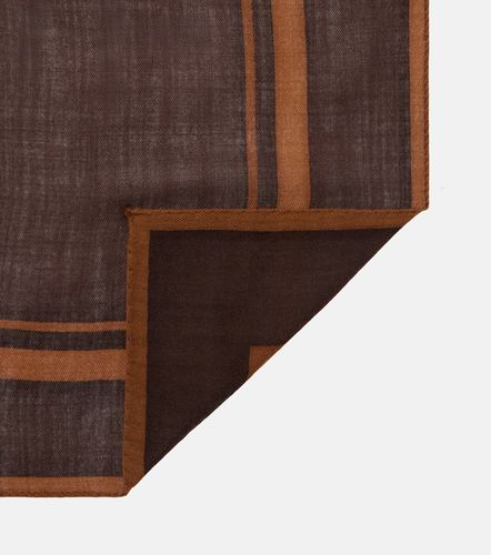 Cassandre printed wool twill scarf - Saint Laurent - Modalova