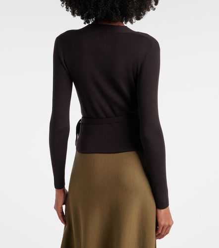 Virgin wool wrap cardigan - Jardin des Orangers - Modalova