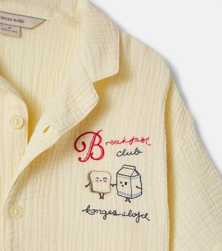 Konges Sløjd Camisa Coco de muselina de algodón bordada - Konges Slojd - Modalova