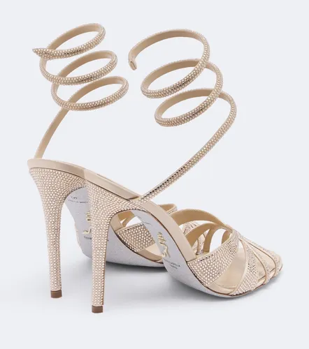 Dania embellished satin sandals - Rene Caovilla - Modalova