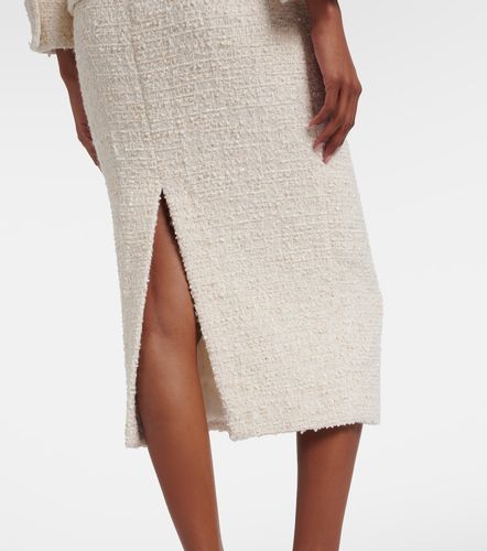 Vestido midi de bouclé - Self-Portrait - Modalova