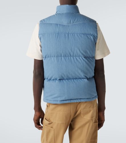 Moncler Ervional denim down vest - Moncler - Modalova