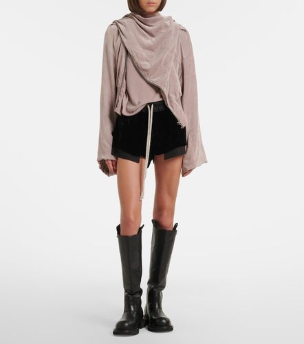 Bomber Flight in ciniglia con sciarpa - Rick Owens - Modalova