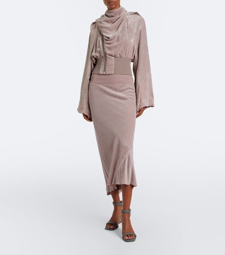 Bomberjacke Scarf Flight aus Chenille - Rick Owens - Modalova