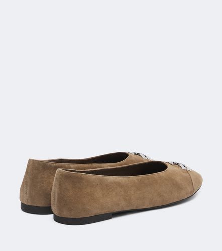 Charlie suede ballet flats - Tory Burch - Modalova