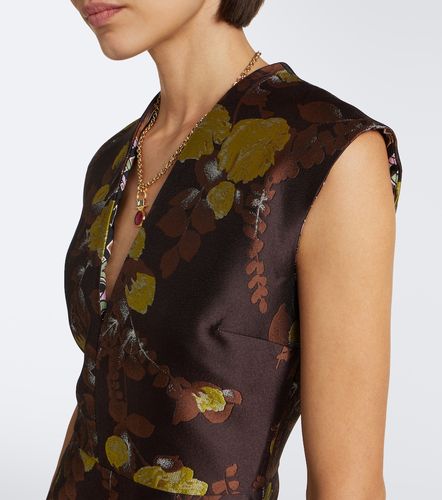 Midikleid Devon aus Jacquard mit Federn - La DoubleJ - Modalova