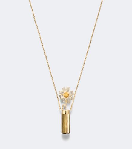 Yvonne Léon Spilla Berlingot Vase e Daisy in 9kt con diamanti e citrini - Yvonne Leon - Modalova