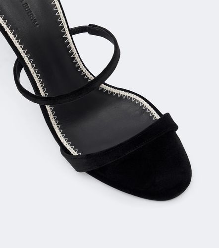 Mules in velluto con applicazioni floreali - Magda Butrym - Modalova