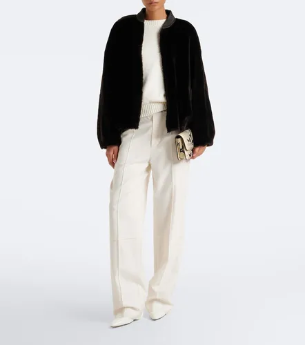 Violet reversible shearling bomber jacket - Arma - Modalova