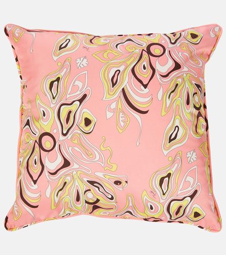 Cojín en sarga de seda estampado - Pucci - Modalova