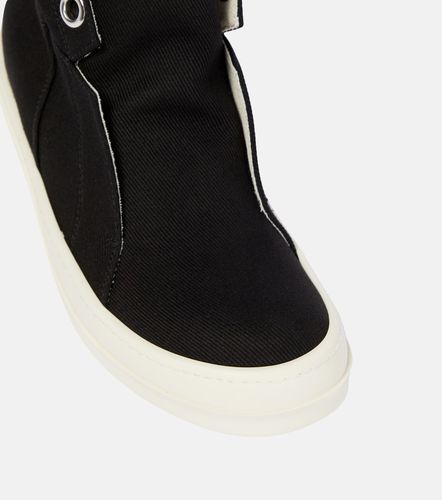Dunk denim high-top sneakers - Rick Owens - Modalova