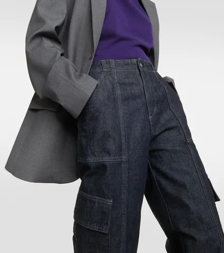 X EmRata Amia high-rise cargo jeans - AG Jeans - Modalova