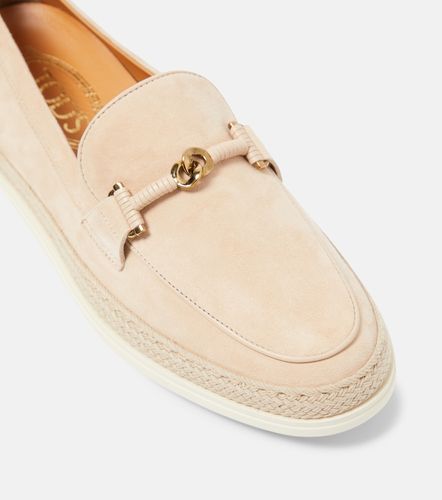 Tod's T Ring suede loafers - Tod's - Modalova