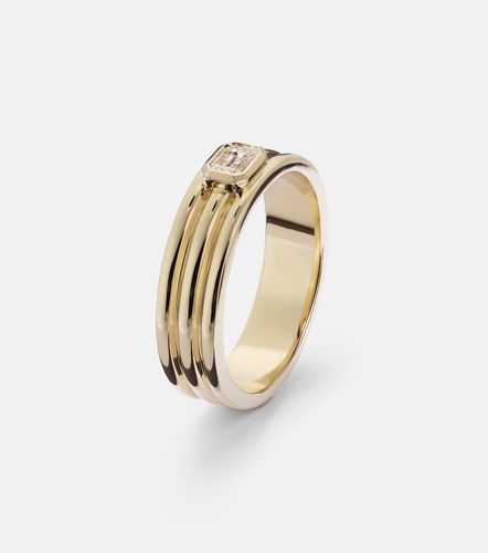 Anillo de oro de 14 ct con diamante - Stone and Strand - Modalova