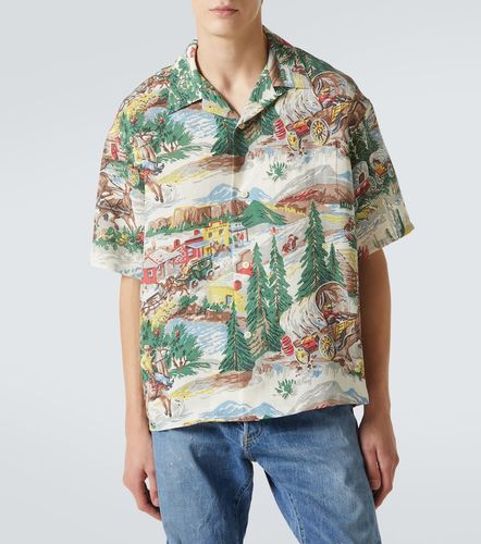 Crosby printed silk-blend bowling shirt - Visvim - Modalova