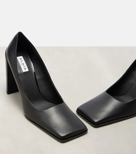 Alaia Square leather pumps - Alaia - Modalova
