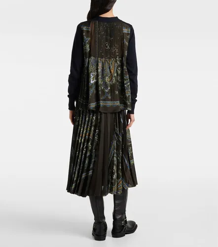 Sacai Paneled cardigan - Sacai - Modalova