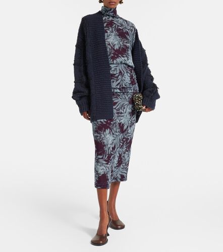 Cárdigan de lana a cuadros - Dries Van Noten - Modalova