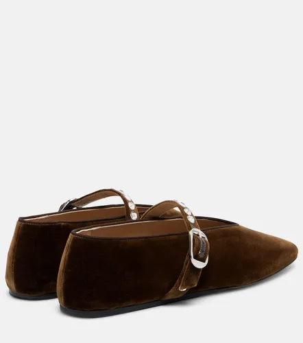 Stella velvet ballet flats - Le Monde Beryl - Modalova