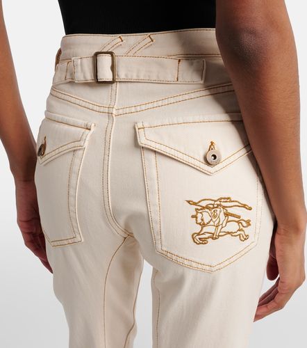 Burberry Embroidered flared jeans - Burberry - Modalova